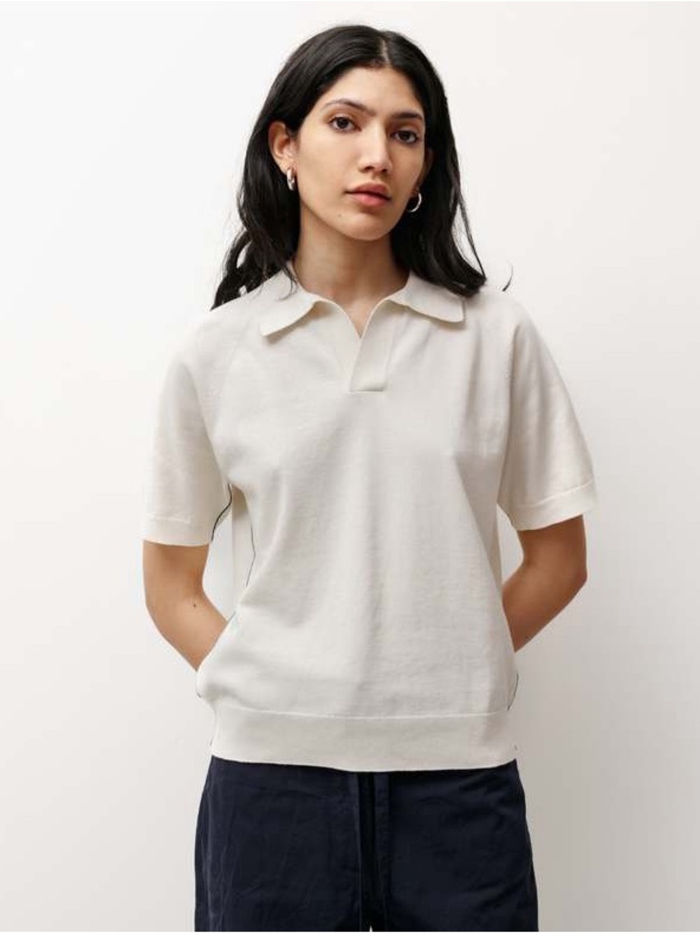 NORSE PROJECTS Anu Cotton Linen Polo XS